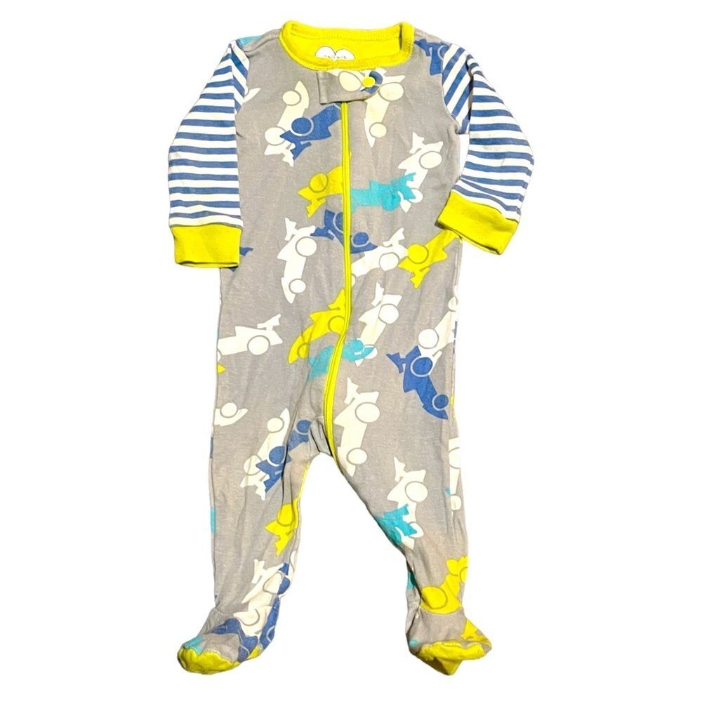 🔥 5 for $30 🔥 The Children’s Place Baby Race Car Footie Onesie | Size 3-6M